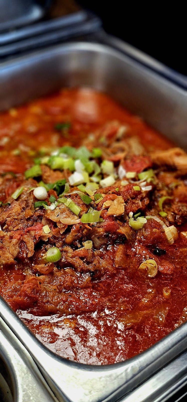 Brown stew from the kitchen
