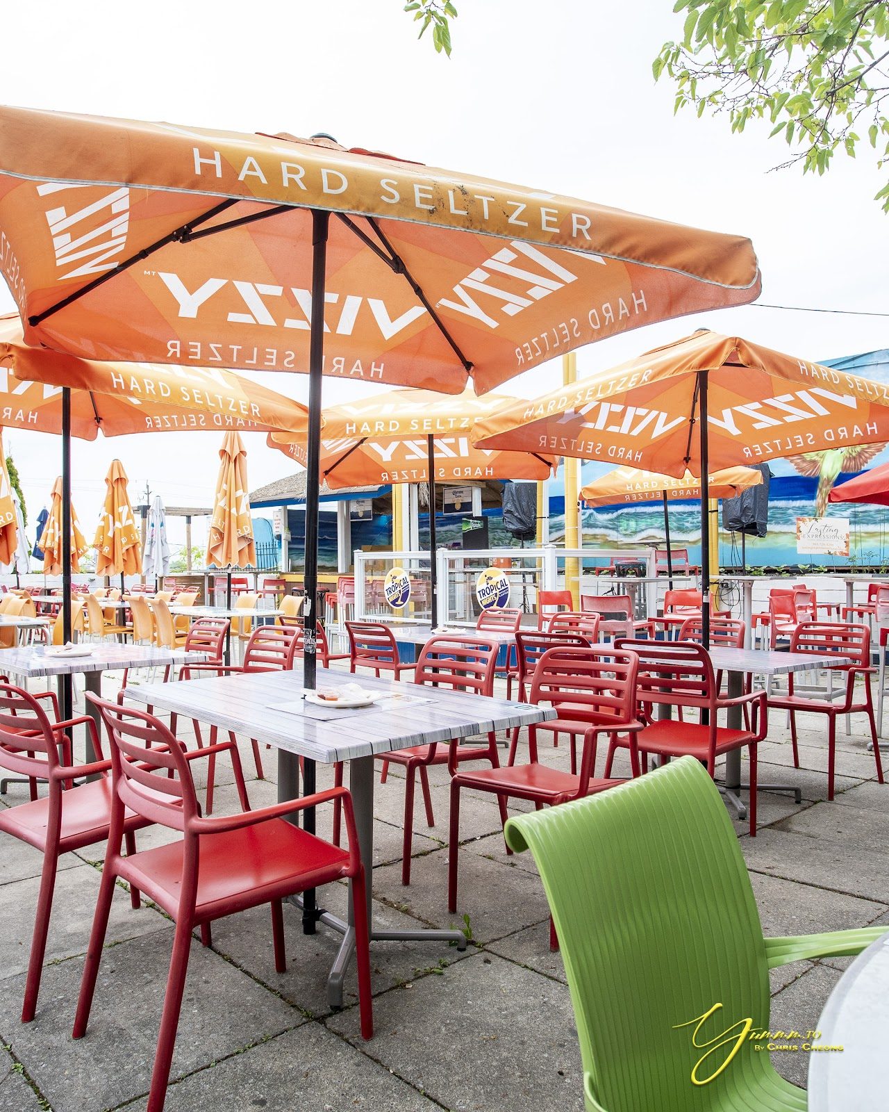 The patio at Tropical Nights